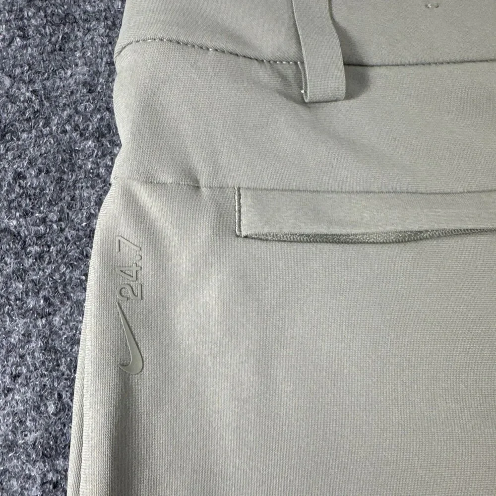 Nike 24:7 Dri-FIT Golf Pants Mens 38x32 Gray Stretch Performance Chino